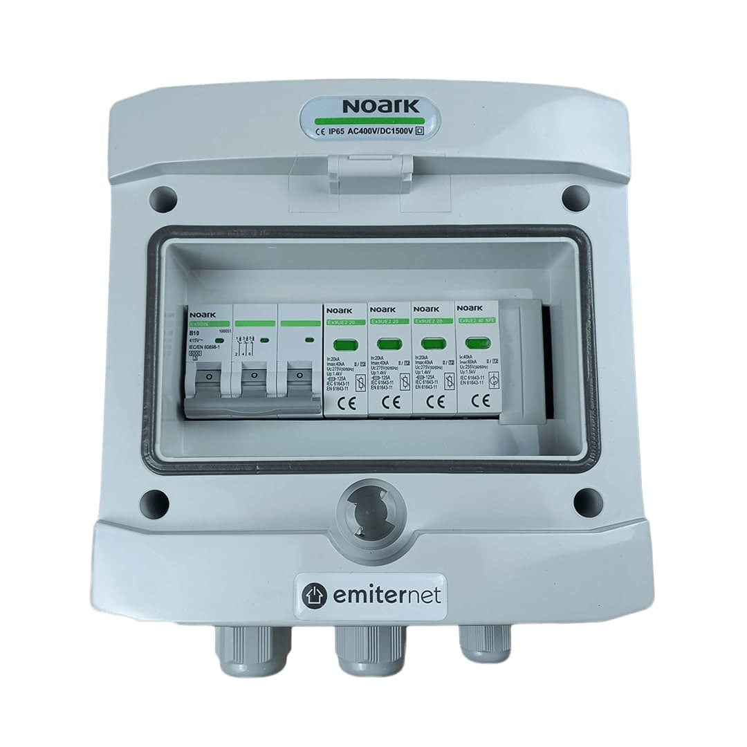 Rozdzielnica AC Emiter EM-19N_AC (10 A, 3-fazowa, IP65)