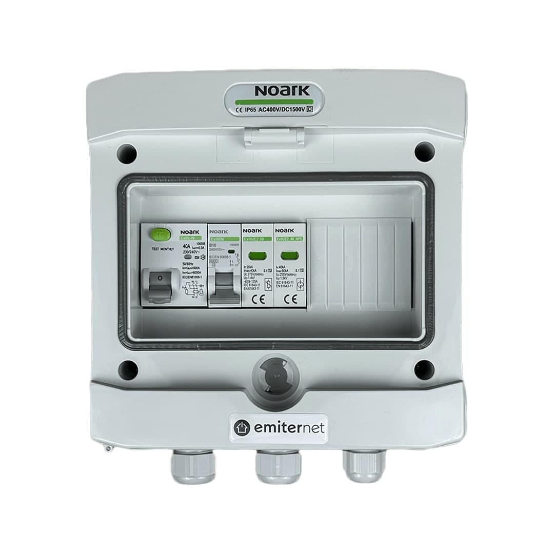 Rozdzielnica AC hermetyczna IP65 Emiter EM-264N_AC (16 A)