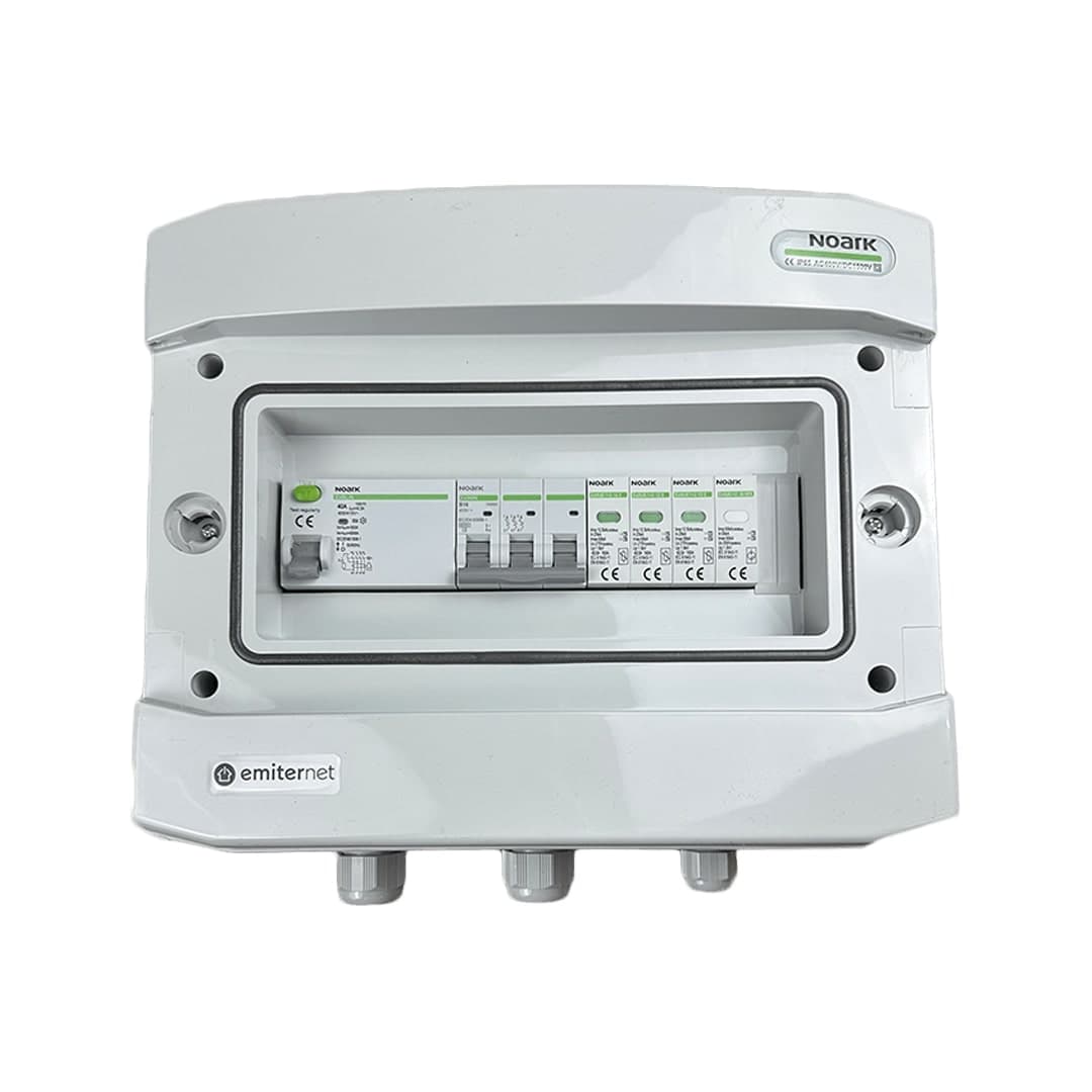 Rozdzielnica AC hermetyczna Emiter EM-269N_AC (IP65, 16 A, 3-fazowa)