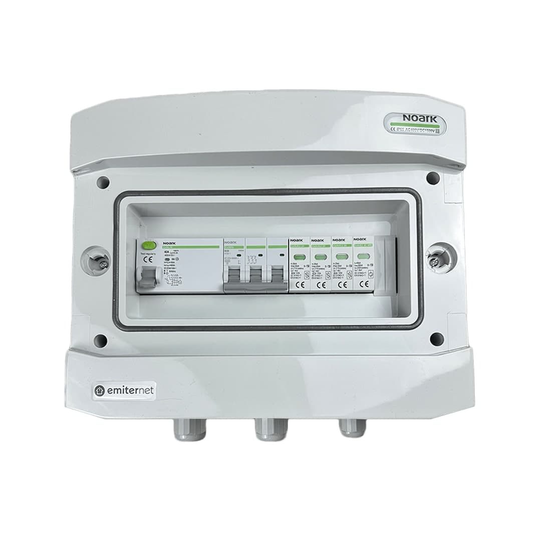 Rozdzielnica AC hermetyczna Emiter EM-285N_AC (20 A, 3-fazowa, IP65)
