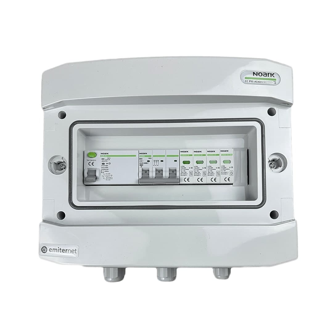 Rozdzielnica AC Emiter EM-296N_AC (IP65, 10 A, 3-fazowa)