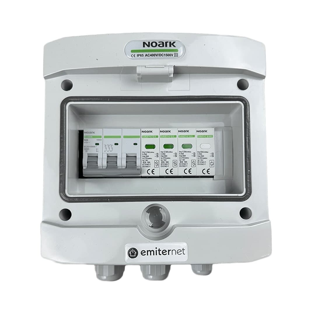 Rozdzielnica AC Emiter EM-353N_AC (3-fazowa, 20 A, IP65)