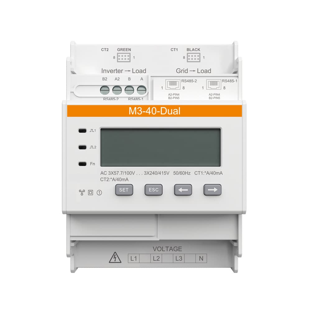 Licznik SolaX M3-40-Dual (3-fazowy, przekładniki 100 A)