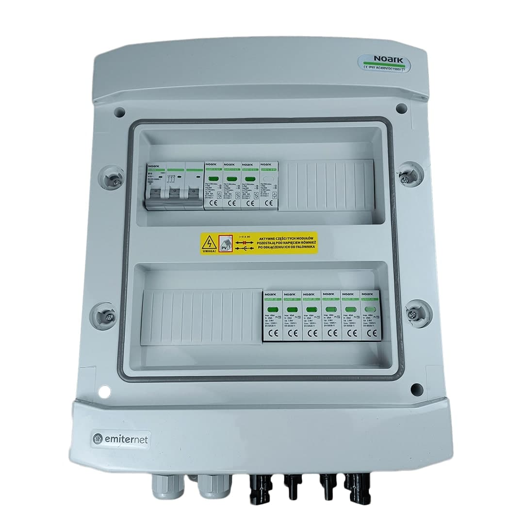 Rozdzielnica hermetyczna Emiter EM-841N_DCAC (IP65, 3-F, 2 MPPT)