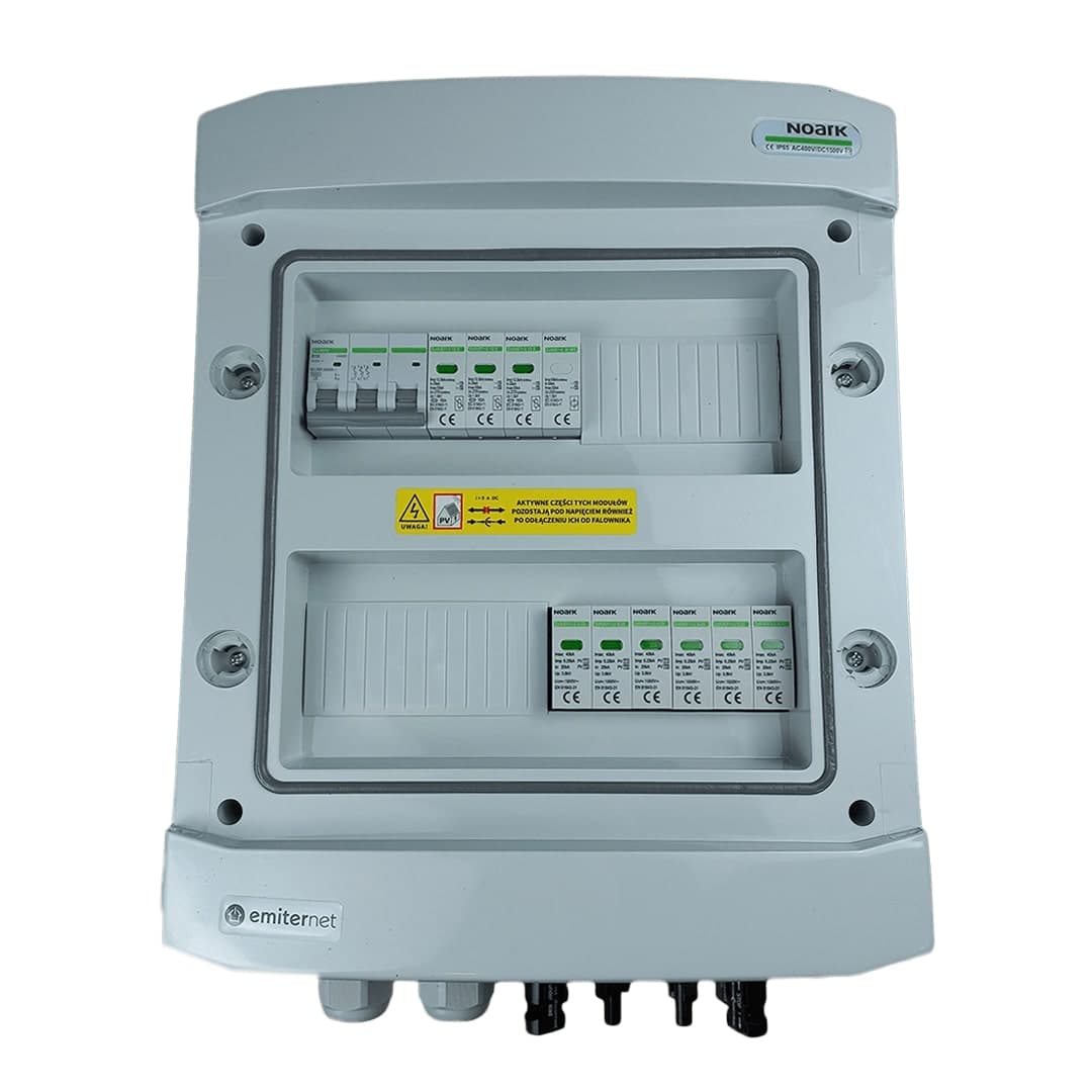Rozdzielnica DC/AC Emiter EM-92N_DCAC (IP65, 16 A, 2 MPPT)