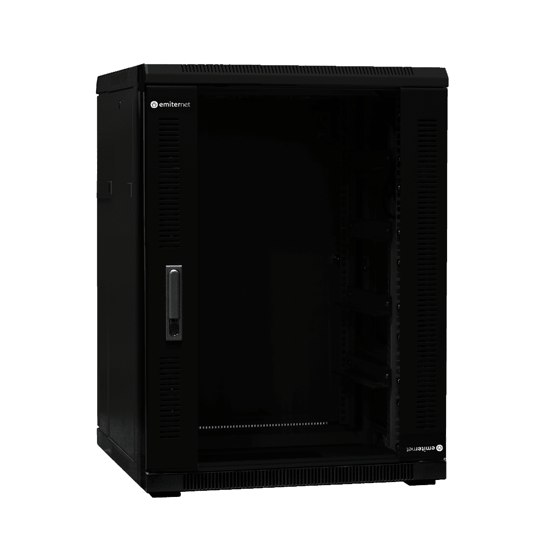 Szafa stojąca Emiter EM/BAT-SH05D-6616CZ-SH0 (16U, 600x600 mm)
