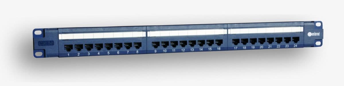 Panel krosowy Emiter DCN/PPFB-652K-248-C5E (24 porty, kat. 5e)