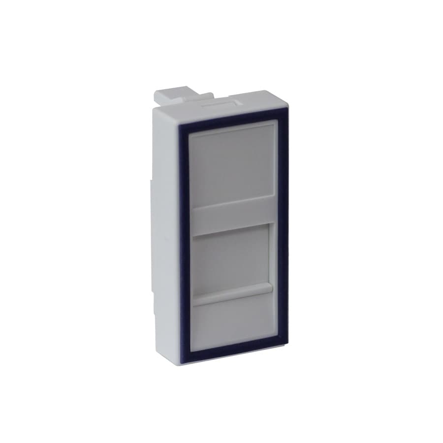 Adapter 1-modułowy keystone Emiter DC/FA-644-1SP (22,5x45 mm, biały)
