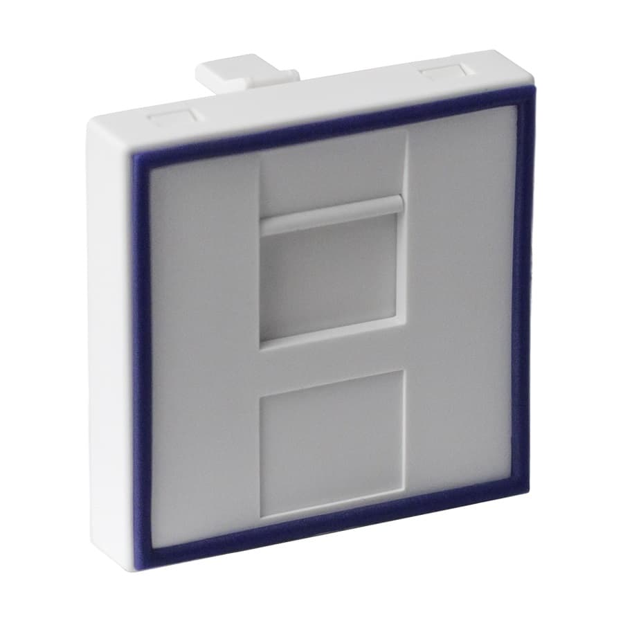 Adapter dwumodułowy Emiter DC/FA-644-2SP (45x45 mm, 1xRJ45/RJ12)