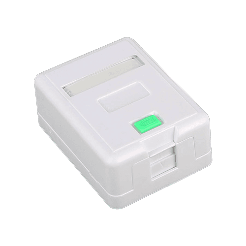 Gniazdo natynkowe Emiter DC/FA-851AK-18 (1xRJ45, UTP)