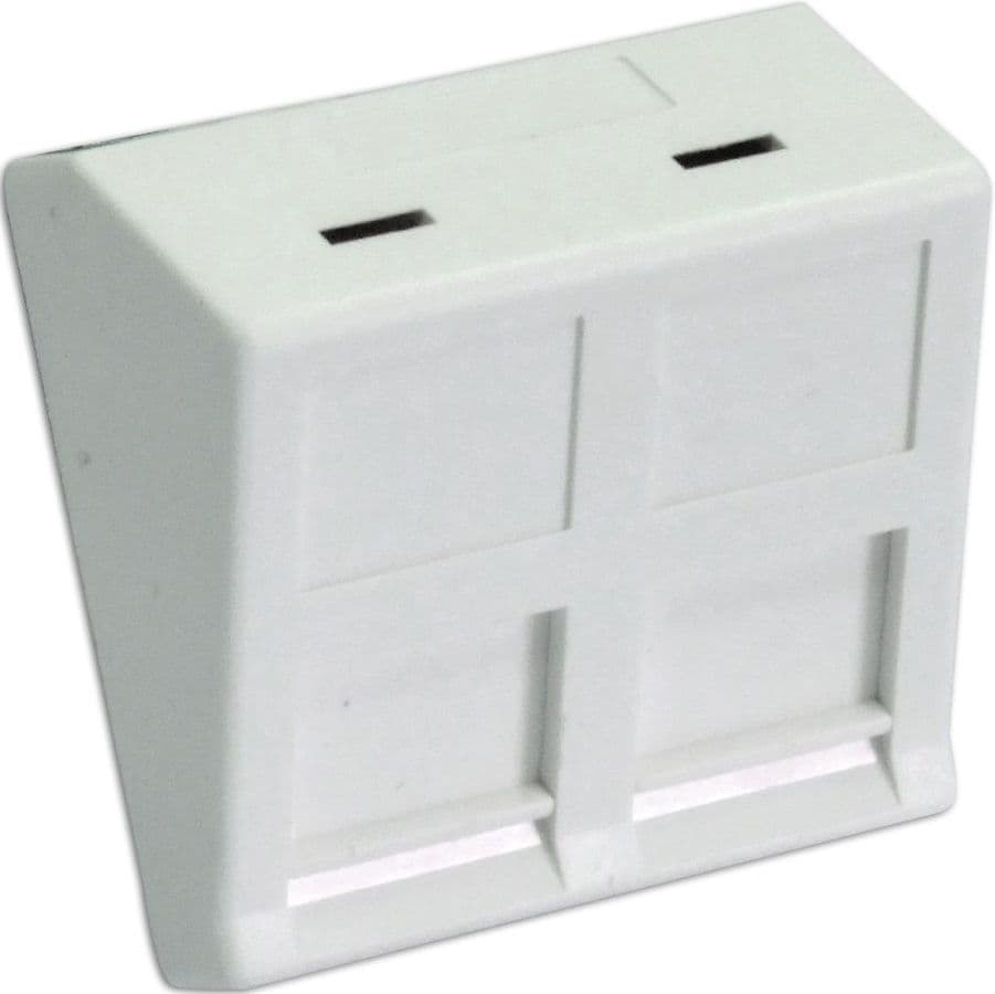Adapter 2-modułowy kątowy Emiter DC/SIP-30AIN2 (45x45 mm)