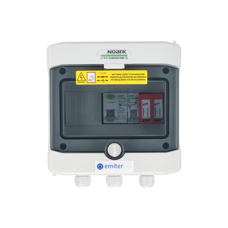 Rozdzielnica AC Emiter EM-265_AC (1-fazowa, 20 A, IP65)