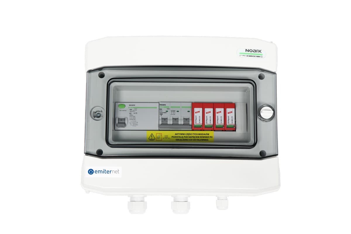 Rozdzielnica AC Emiter EM-268_AC (16 A, 3-fazowa, IP65)