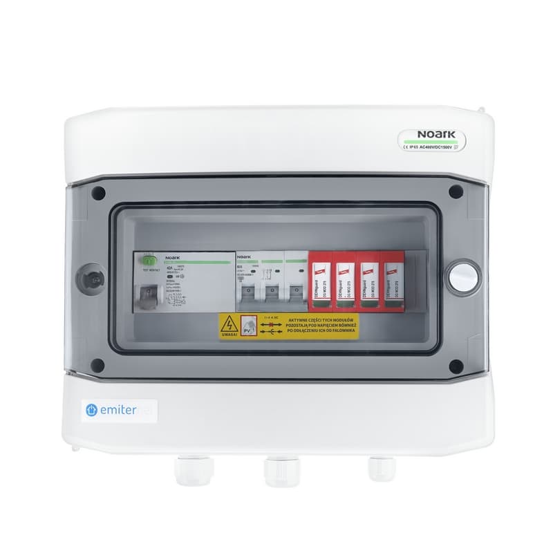 Rozdzielnica AC hermetyczna Emiter EM-276_AC (IP65, 25 A, 3-fazowa)