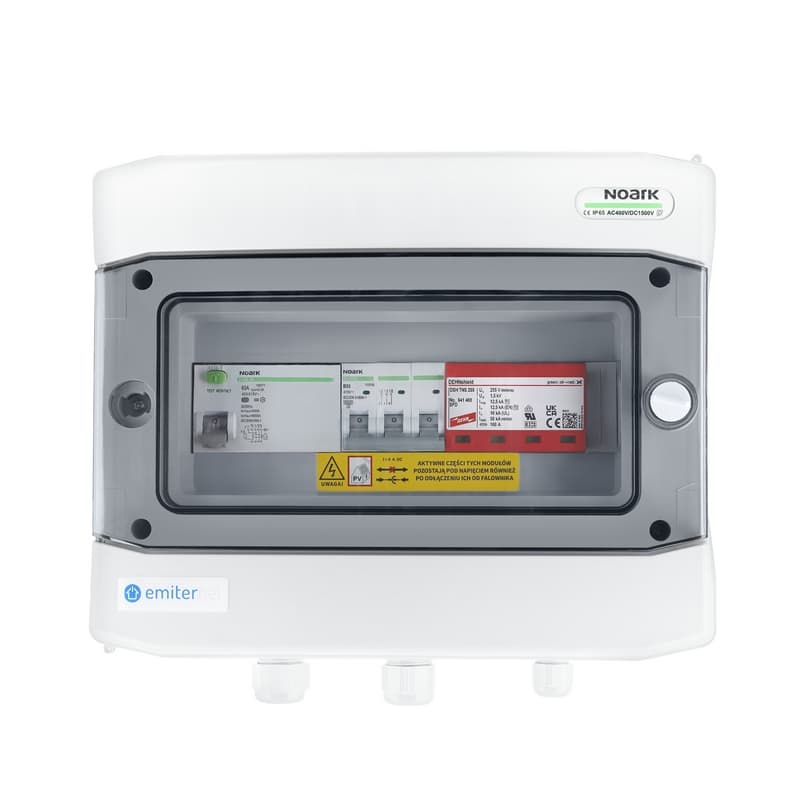 Rozdzielnica AC hermetyczna Emiter EM-316_AC (50 A, 3-fazowa)