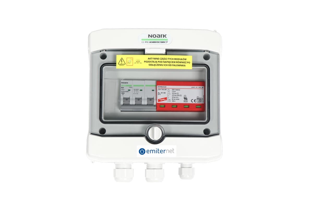 Rozdzielnica AC hermetyczna Emiter EM-353 AC (20 A, 3-fazowa) 3