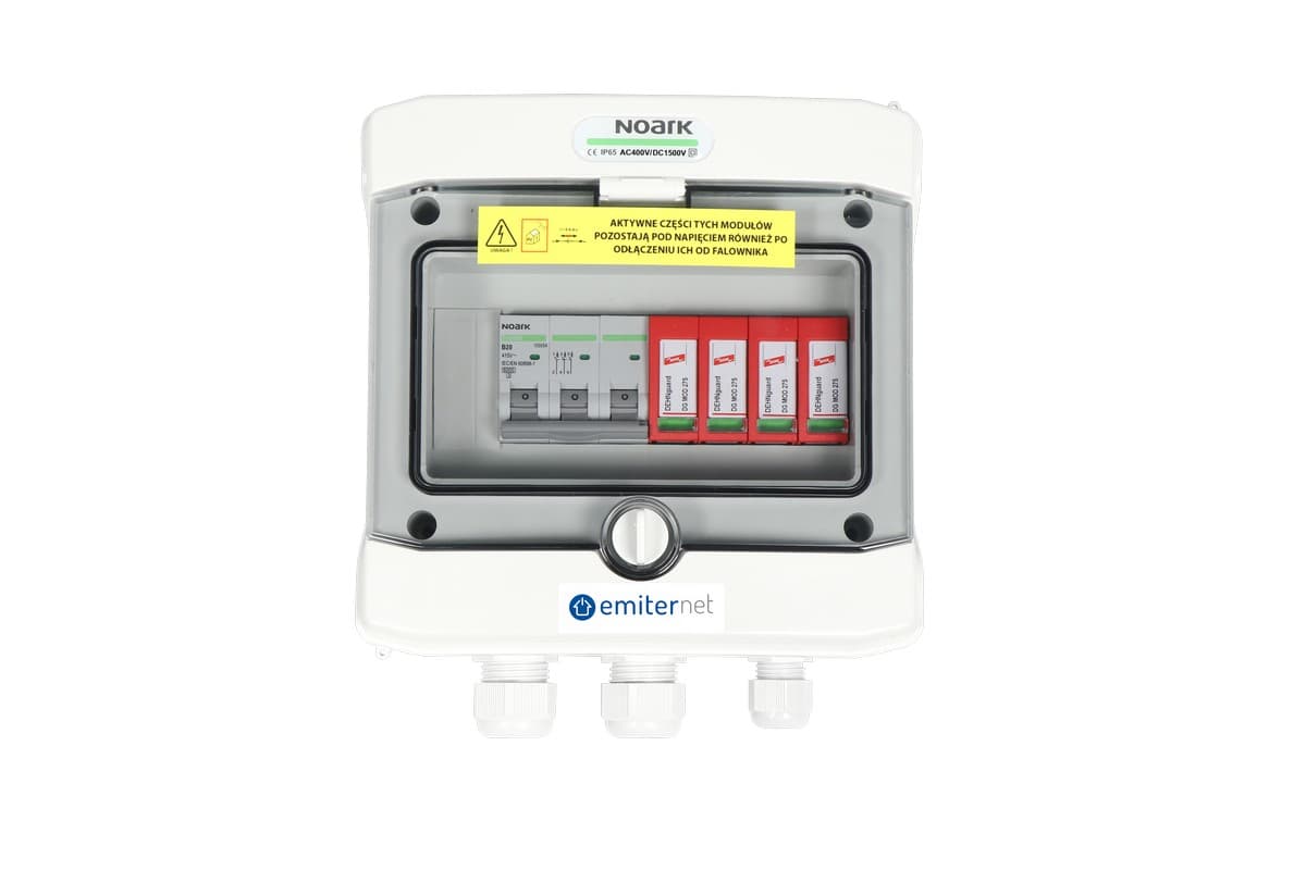 Rozdzielnica AC Emiter EM-86_AC (IP65, 3-fazy, 20 A) 2