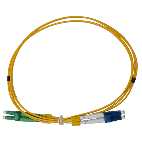 Patchcord światłowodowy Emiter EM/21B7-LC/APC-LC/UPC-2M (SM, 2 m)