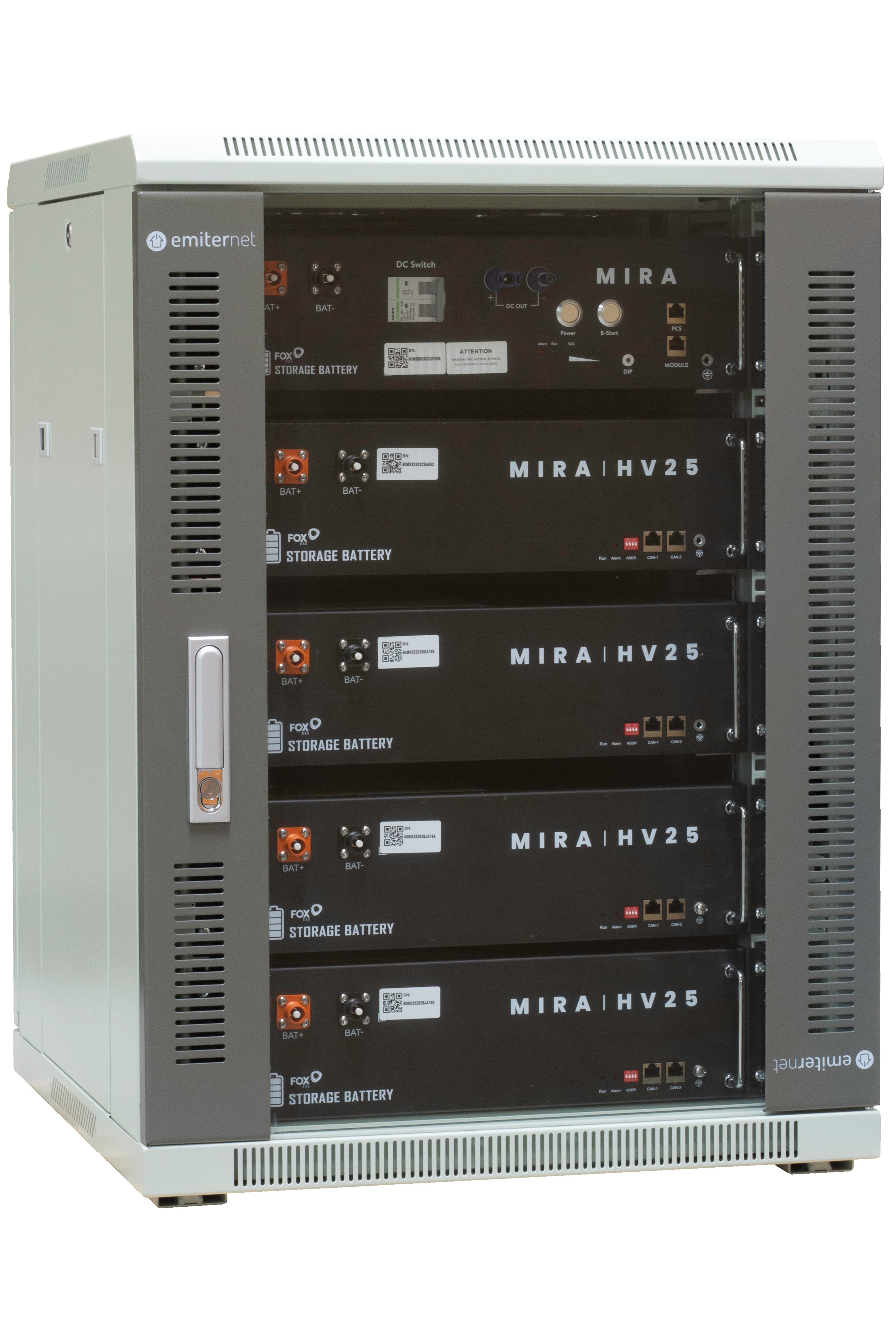 Szafa ramowa stojąca Emiter EM/BAT-SH05D-6616-SH0 (16U, 5 modułów) 6