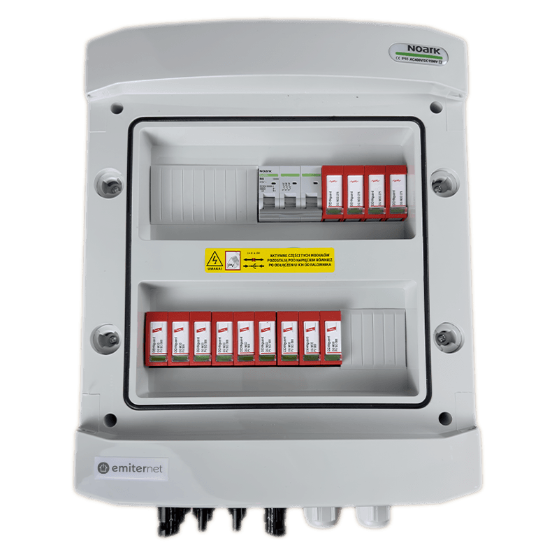 Rozdzielnica DC/AC Emiter EM-1049_DCAC (IP65, 3 MPPT, 63 A)