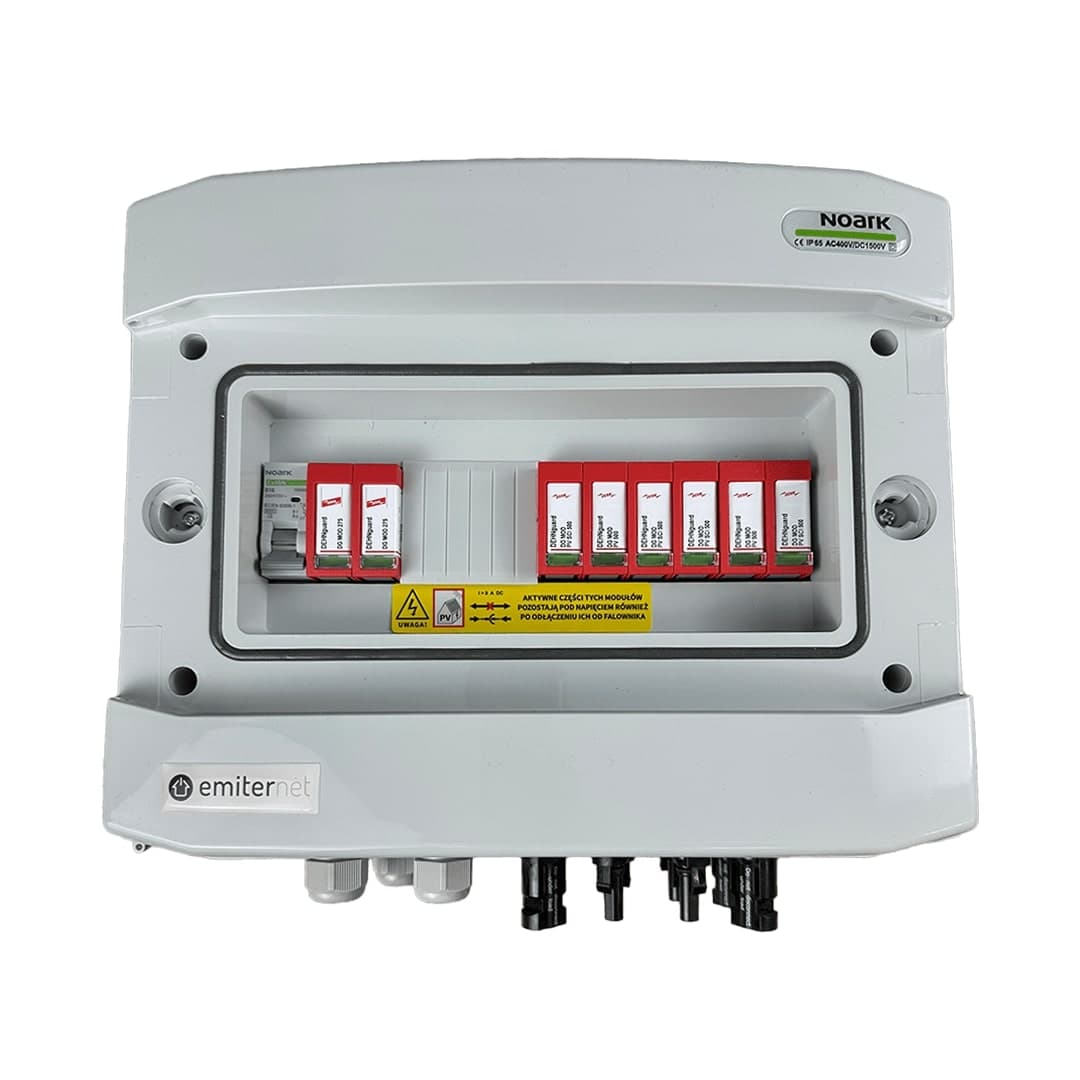 Rozdzielnica DC/AC Emiter EM-1356_DCAC (IP65, 1-F, 16 A, 2 MPPT)
