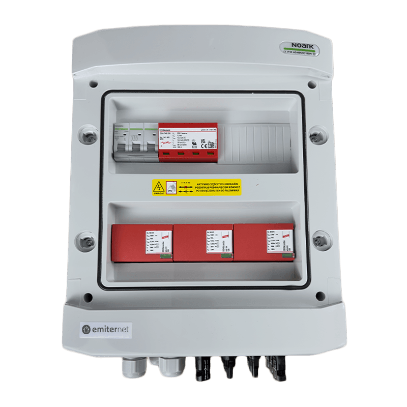 Rozdzielnica DC/AC Emiter EM-717_DCAC (3 MPPT, 40 A, typ 1+2)