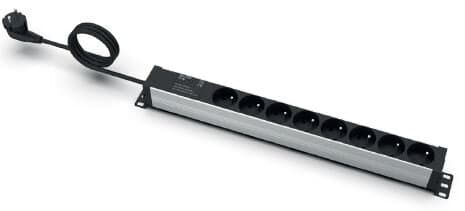 Listwa zasilająca 19" Emiter EM/LZ19.08F.3S.V (8 gniazd, 3 m)