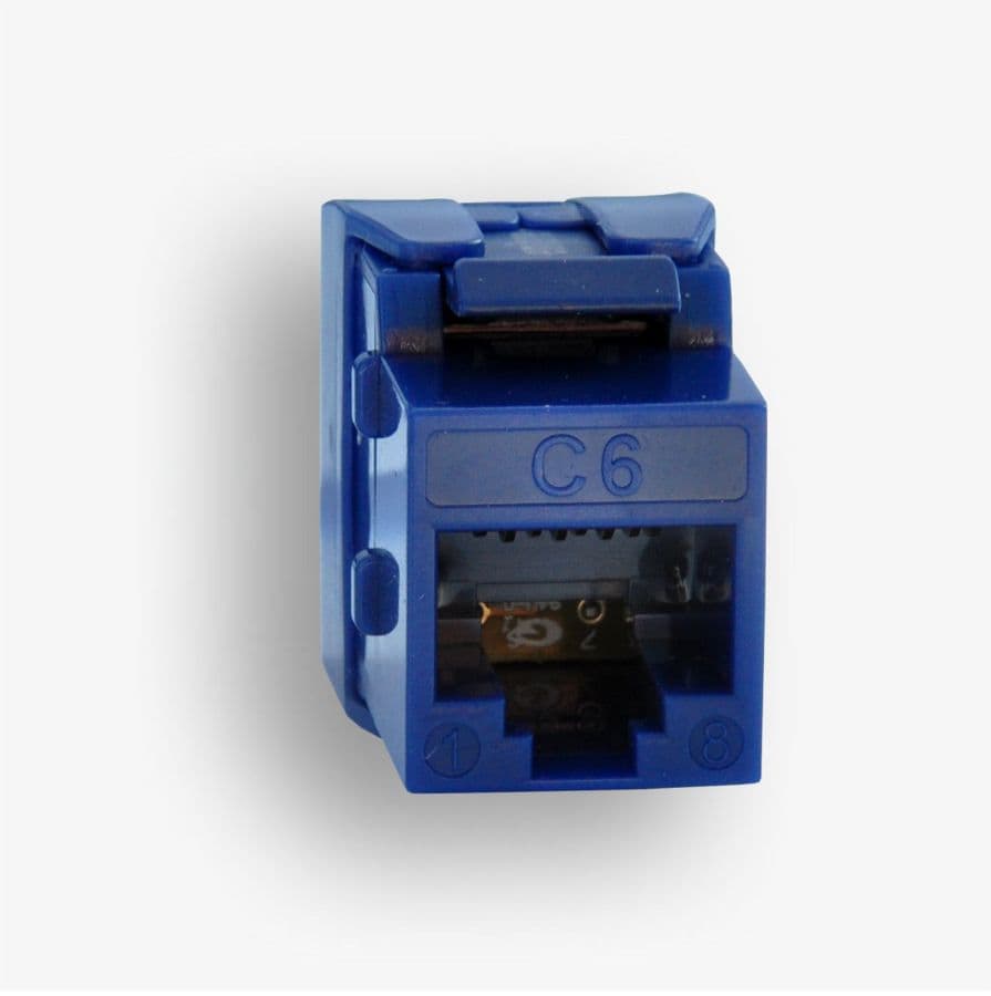 Gniazdo RJ45 UTP kat.6 Emiter UQK-C6 (beznarzędziowe, slim) 4