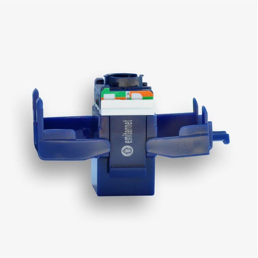 Gniazdo RJ45 UTP kat.6 Emiter UQK-C6 (beznarzędziowe, slim) 5