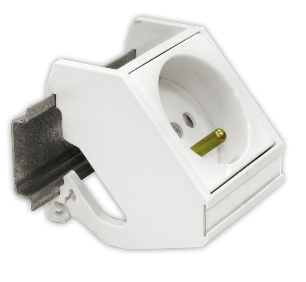 Adapter kątowy na szynę DIN Emiter FU/FA-2435-DIN-2M (45x45 mm)