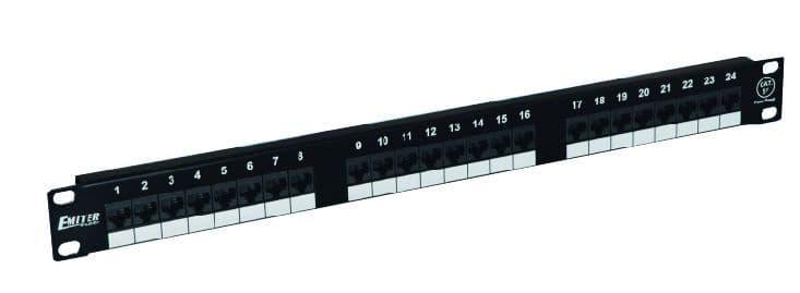 Panel krosowy UTP Emiter FU/PPFA652K248C5E (19", 24xRJ45, 1U)