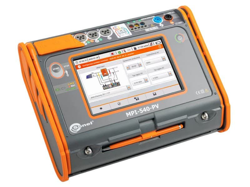 Miernik wielofunkcyjny Sonel MPI-540-PV (z programem SPE6) 8