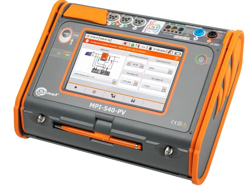 Miernik wielofunkcyjny Sonel MPI-540-PV (z kamerą KT-256) 8