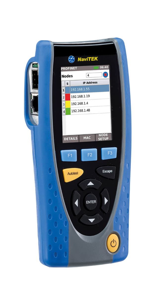 Tester sieci PROFINET Trend Networks R151010 (miedź, światłowód) 6