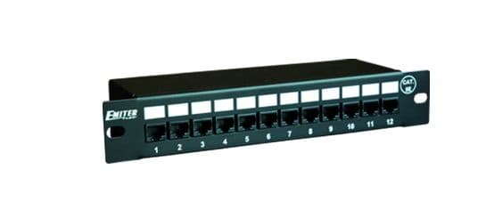 Panel krosowy Emiter FU/PPFA8075K128C5E (10", 12xRJ45, kat. 5e) 2