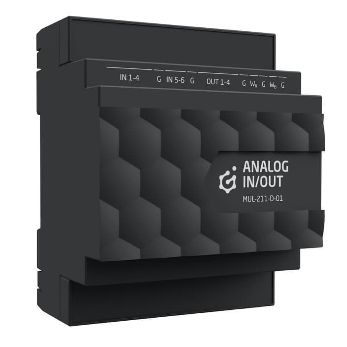 Moduł wejść i wyjść Grenton MUL-211-D-01 (1-Wire, szyna DIN)