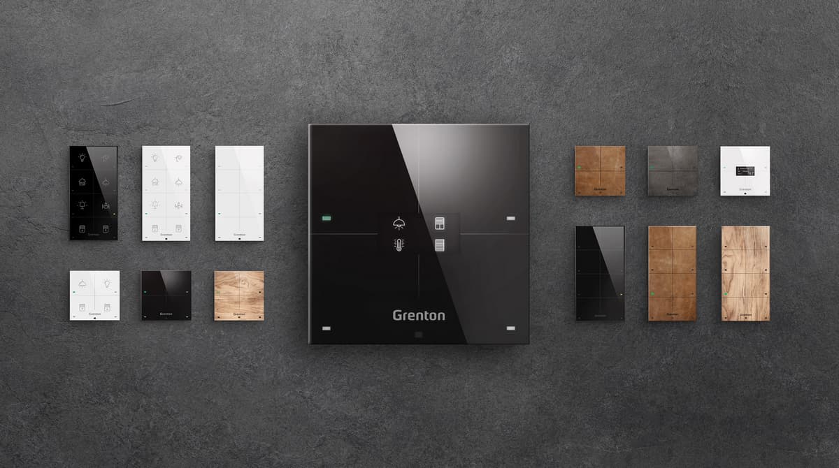 Panel dotykowy Grenton SPS-204-T-01 (OLED, 4 pola, czarny) 3