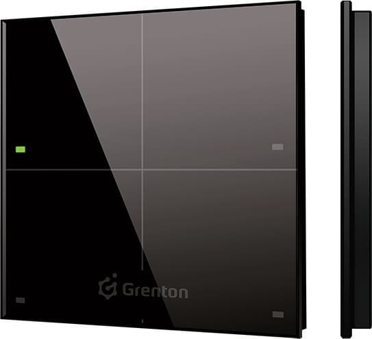 Panel dotykowy Grenton TPA-204-T-01 (4 przyciski, czarny)