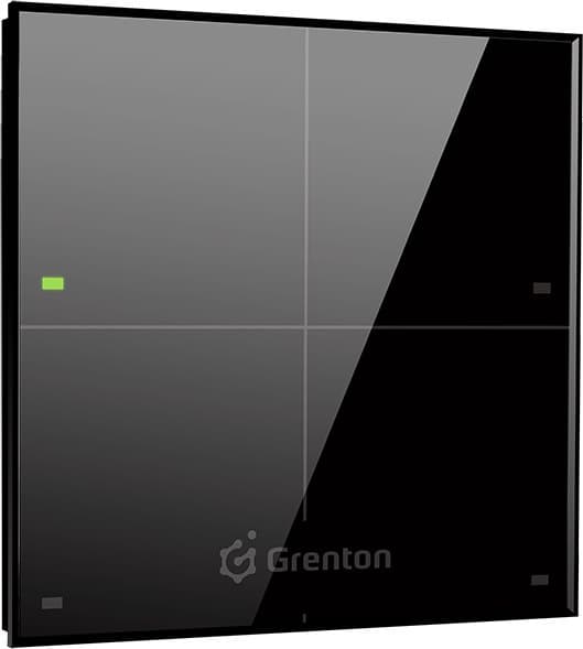 Panel dotykowy Grenton TPA-204-T-01 (4 przyciski, czarny) 2