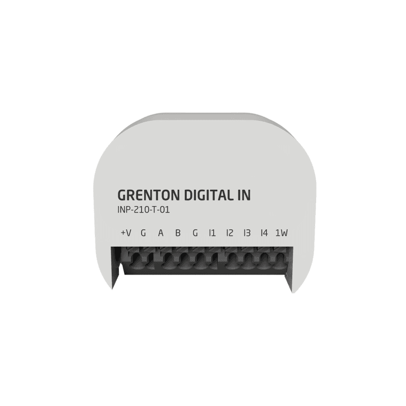 Moduł wejść cyfrowych Grenton INP-210-T-01 (4 wejścia, 1-Wire)