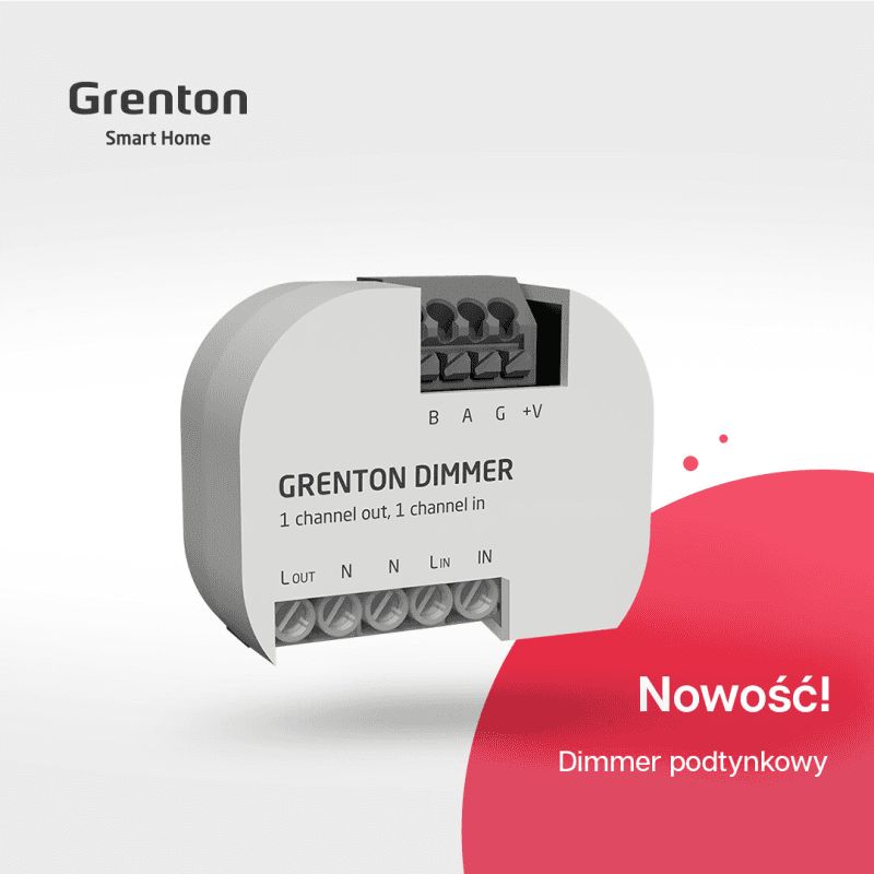 Moduł ściemniający Grenton DIM-231-T-01 (200 W, montaż dopuszkowy)