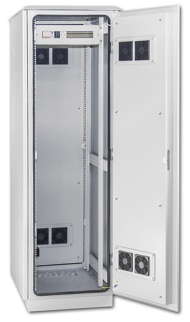 Szafa zewnętrzna rack 19" Emiter EM/STZS668524-0 (24U, IP54) 3