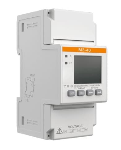 Trójfazowy licznik energii SolaX M3-40 (z przekładnikami 100 A)