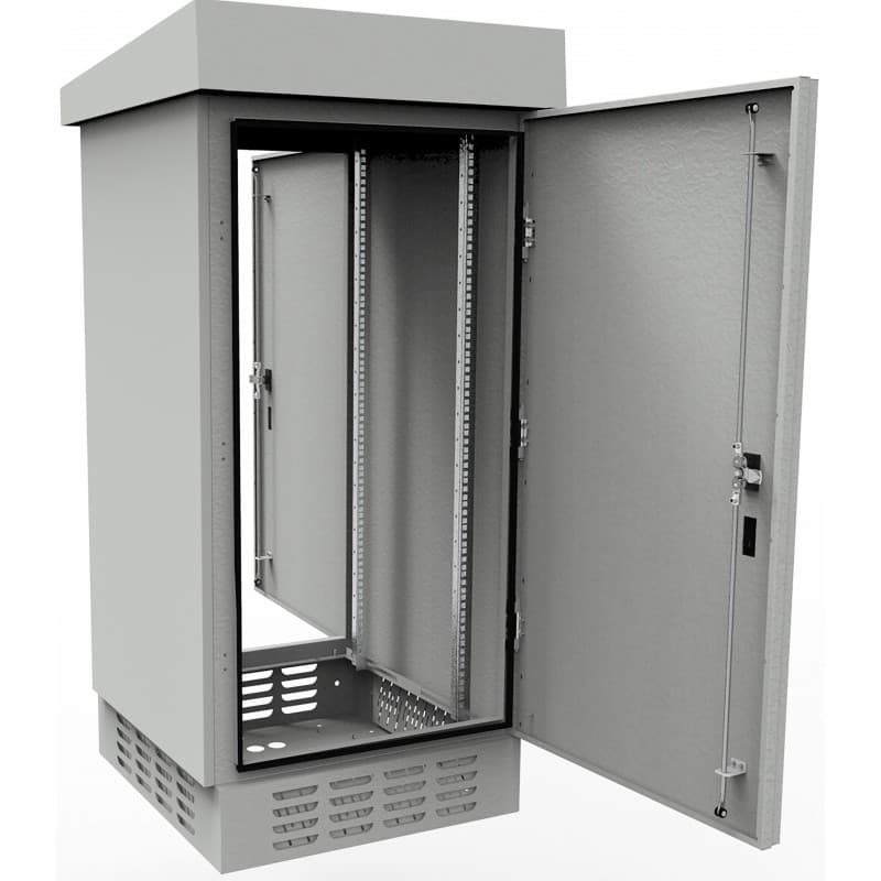 Szafa zewnętrzna rack 19" Emiter EM/SZZ19DW-24U (24U, IP 54)