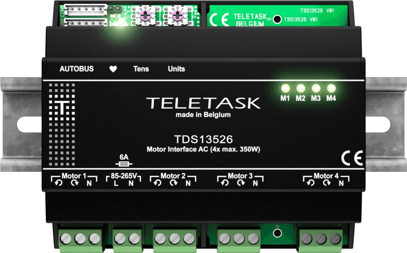 Moduł do sterowania silnikami AC Teletask TDS13526 (4x 350 W)