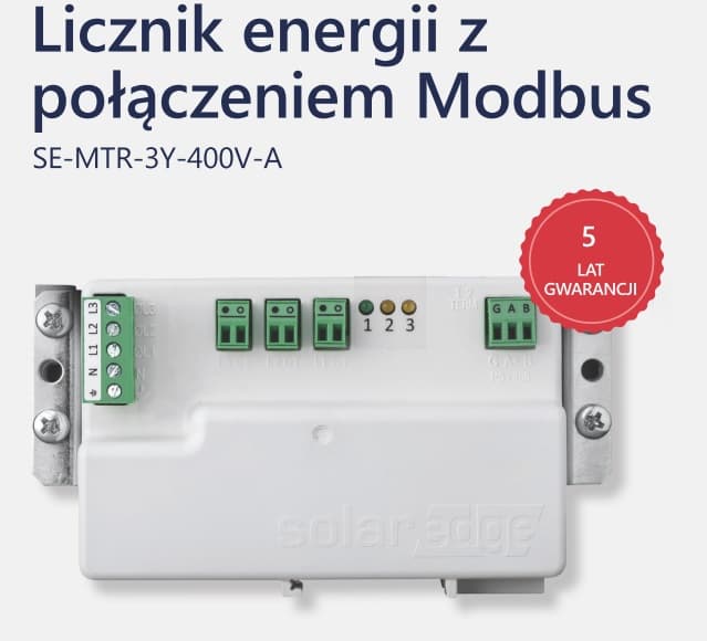 Licznik energii SolarEdge SE-MTR-3Y-400V-A (Modbus, 1F/3F)