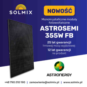 AstroSemi 355 Mono Half-Cut Full Black