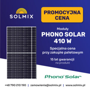 Phono Solar 410W Half-Cut czarna rama